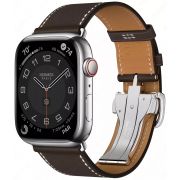 Умные часы Apple Watch Hermès Series 8 45 мм Steel Case Cellular (Black, Silver)