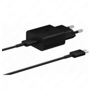 Зарядное устройство SAMSUNG 15W Power Adapter (w C to C Cable) Black