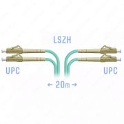 Оптический патчкорд «SNR» LC/UPC Duplex, 20 метров (Арт. SNR-PC-LC/UPC-MM-DPX-20m)