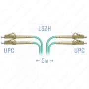 Оптический патчкорд «SNR» LC/UPC, 5 метров (Арт. SNR-PC-LC/UPC-MM-5m)