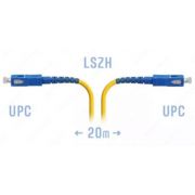 Оптический патчкорд «SNR» LC/UPC-SC/UPC SM 20 метров (Арт. SNR-PC-LC/UPC-SC/UPC-20m)