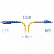 Оптический патчкорд «SNR» LC/UPC-SC/UPC SM 5 метров (Арт. SNR-PC-LC/UPC-SC/UPC-5m)