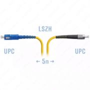 Оптический патчкорд «SNR» FC/UPC-SC/UPC SM 5 метров (Арт. SNR-PC-FC/UPC-SC/UPC-5m)