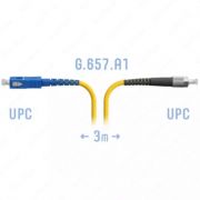 Оптический патчкорд «SNR» FC/UPC-SC/UPC SM 3 метра (Арт. SNR-PC-FC/UPC-SC/UPC-3m)