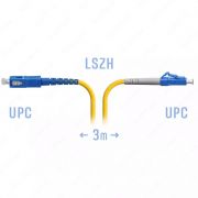 Оптический патчкорд «SNR» LC/UPC-SC/UPC SM 3 метра (Арт. SNR-PC-LC/UPC-SC/UPC-3m)