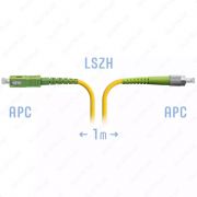 Оптический патчкорд «SNR» FC/APC-SC/APC 1 метр (Арт. SNR-PC-FC/APC-SC/APC-1m)