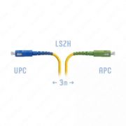 Оптический патчкорд «SNR» SC/UPC-SC/APC 3 метра (Арт. SNR-PC-SC/UPC-SC/APC-3m)