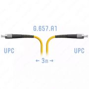 Оптический патчкорд «SNR» FC/UPC SM 3 метра (Арт. SNR-PC-FC/UPC-3m)