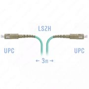 Оптический патчкорд «SNR» SC/UPC, 3 метра (Арт. SNR-PC-SC/UPC-MM-3m)