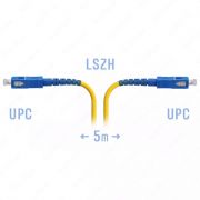 Оптический патчкорд «SNR» SC/UPC SM 5 метров (Арт. SNR-PC-SC/UPC-5m)