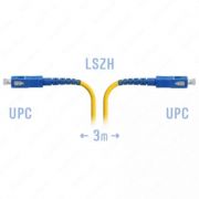 Оптический патчкорд «SNR» SC/UPC SM 3 метра (Арт. SNR-PC-SC/UPC-3m)