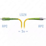 Оптический патчкорд «SNR» FC/APC-SC/APC 3 метра (Арт. SNR-PC-FC/APC-SC/APC-3m)