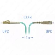 Оптический патчкорд «SNR» LC/UPC-SC/UPC, 1 метр (Арт. SNR-PC-LC/UPC-SC/UPC-ММ-1m)