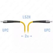 Оптический патчкорд «SNR» FC/UPC SM 2 метра (Арт. SNR-PC-FC/UPC-2m)