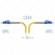 Оптический патчкорд «SNR» LC/UPC SM, 5 метров (Арт. SNR-PC-LC/UPC-5m)