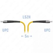 Оптический патчкорд «SNR» FC/UPC SM 5 метров (Арт. SNR-PC-FC/UPC-5m)