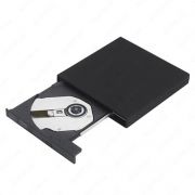 Внешний оптический привод External mobile DVD-RW USB slim Box (Black)