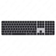 Беспроводная клавиатура Apple Magic Keyboard Numeric touch id grey Russian