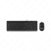 Клавиатура и мышь A4Tech F1010 USB Grey Black