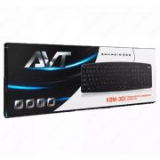 Клавиатура AVT KBM-301 (black) USB