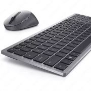 Комплект кл+мышь Dell Multi-Device Wireless Keyboard and Mouse - KM7120W - Russian (QWERTY)