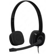 Компьютерная гарнитура Logitech Stereo Headset H151, черный