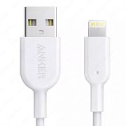 USB кабель Anker Powerline II with lightning connector 3ft C89 White A8432H22