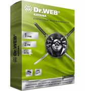 Dr.Web KATANA — лицензия на 1 год на 2 ПК