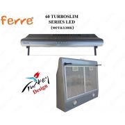 Вытяжка FERRЕ 60 TURBOSLIM SERIES LED (металлик)