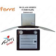 Вытяжка FERRE 90 GLASS SERIES TURBO/baffle (шоколад)