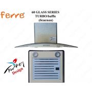 Вытяжка FERRЕ 60 GLASS SERIES TURBO/baffle (бежевый)