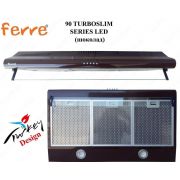 Вытяжка FERRE 90 TURBOSLIM SERIES LED (шоколад)