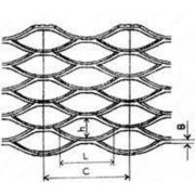 Просечно-вытяжная сетка 10х25
