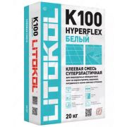 Клей высокоэластичный для укладки крупноформатных плит HYPERFLEX K100 Белый (класс С2 TЕ S2)