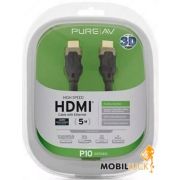 Аудио/Видео кабели Belkin HDMI (AM/AM) High Speed Ethernet 5m, 4K/Ultra HD, Gold-Plated