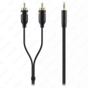 Аудио/Видео кабели Belkin AUX 3.5 mm (M) to 3.5 mm (M), 2м