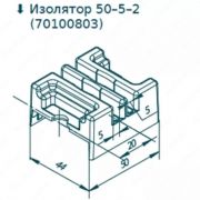 ИЗОЛЯТОР ПОЛИМЕРНЫЙ 50-5-2