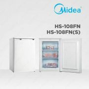 Морозильник Midea HS-108 FNMDRD129FZF (белый стальной)