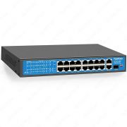 Коммутатор UTP7224E-POE-L2 24-портовый 100Мбит POE на 150м + 2 порта Gigabit LAN