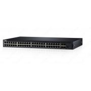 Интеллектуальный управляемый коммутатор Dell Networking Х1052 (48x 1GbE and 4x 10GbE SFP+ ports)