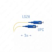 Шнур монтажный оптический SC/UPC-SC/UPC SM, 3 метра