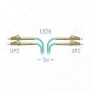 Патчкорд оптический LC/UPC-SC/UPC MM 1 метр