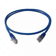 Коммутационный шнур U/UTP 4-х парный cat.5e 0.5м LSZH standart синий (SNR-UU4-5E-005-LST-BL)
