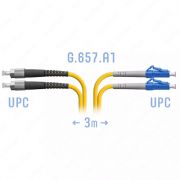 Патчкорд оптический LC/UPC-FC/UPC SM, 3 м