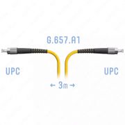 Патч-корд оптический FC/UPC SM, 3 метра (Арт. SNR-PC-FC/UPC-3m)