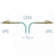 Патч-корд оптический LC/UPC MM, 1 метр (Арт. SNR-PC-LC/UPC-MM-1m)