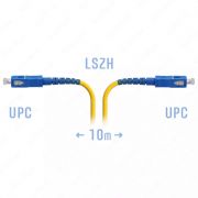 Патчкорд оптический SC/UPC SM 10 метров (SNR-PC-SC/UPC-10m)