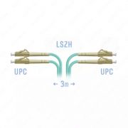 Патч-корд оптический LC/UPC-SC/UPC MM, 1 метр (Арт. SNR-PC-LC/UPC-SC/UPC-ММ-1m)