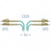 Патч-корд оптический LC/UPC MM, 5 метров (Арт. SNR-PC-LC/UPC-MM-5m)