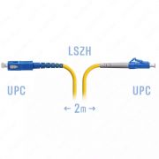 Патч-корд оптический LC/UPC-SC/UPC SM, 2 метра (Арт. SNR-PC-LC/UPC-SC/UPC-2M)